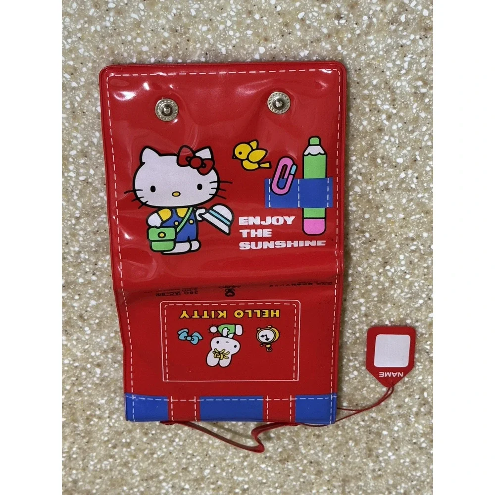 Hello Kitty 1976 Sanrio Red Suitcase Wallet with Handle 